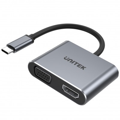 Unitek Hub USB-C HDMI VGA...
